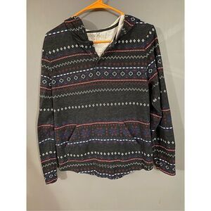 Hurley Button Up Hoodie Size Small